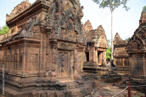 View of Banteay Srei temple, Cambodia