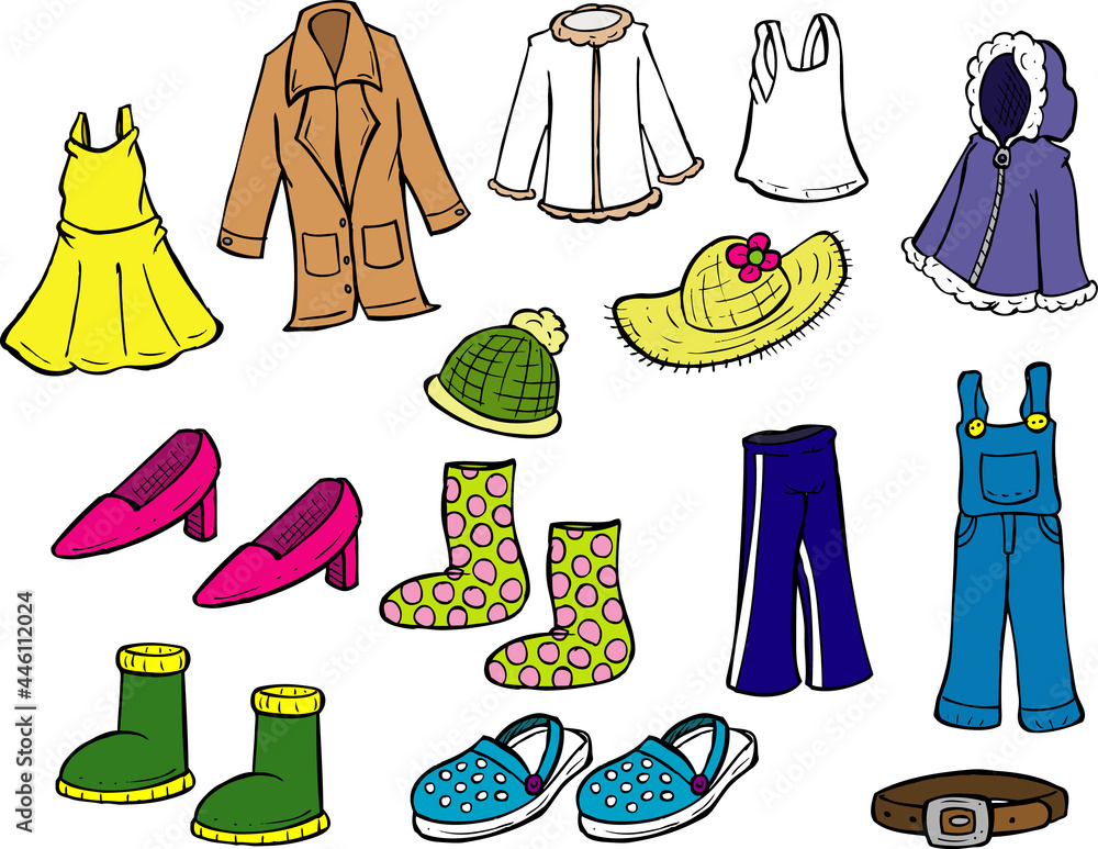 Clothing Icons Color