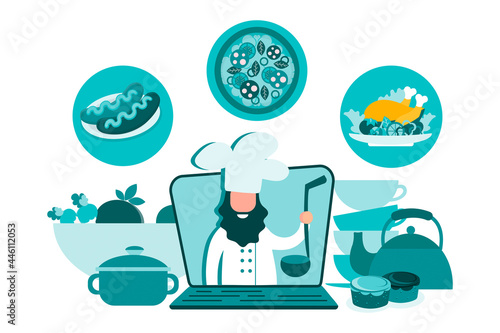 Food preparation, online cooking classes, chef blogger