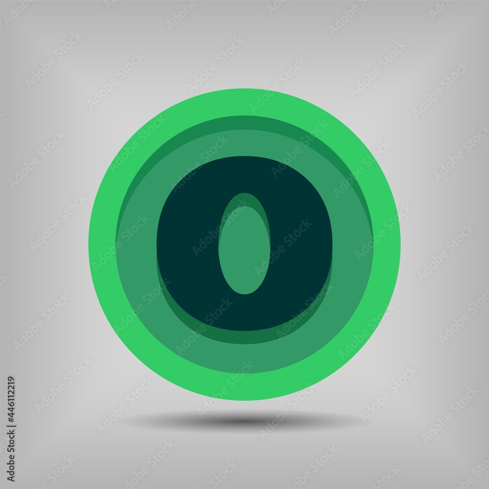 Letter font icon and logo template. New design and elegant typographic concept. Green Colour. File EPS. Letter font icon and logo template. New design and elegant typographic concept. Green Colour. File EPS.