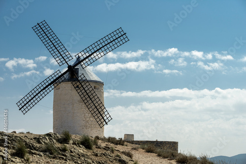 Spectacular Castilian La Mancha windmill on the Quixote route.