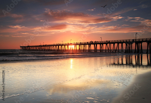 Spectacular California Coast Sunsets along the Beach and Harbors