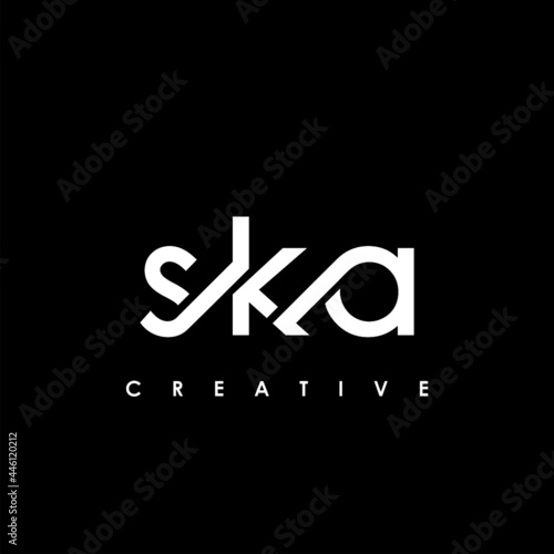 Photos SKA Letter Initial Logo Design Template Vector Illustration