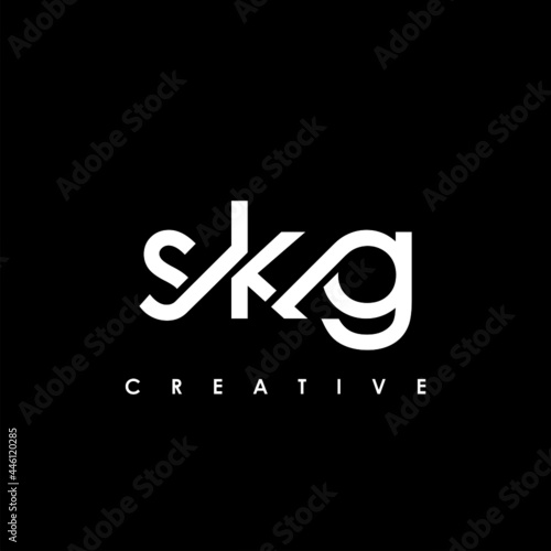SKG Letter Initial Logo Design Template Vector Illustration