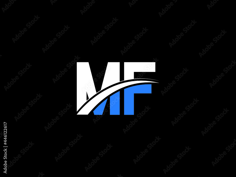 Letter MF Logo Image, mf Letter Logo Design For Business Stock Vector ...