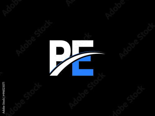 Letter PE Logo Image, pe Letter Logo Design For Business
