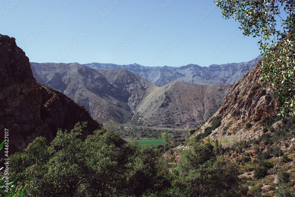 Landscape from Chile. Cajon del Maipo, Metropolitan Region, Chile, South America. Landscape from Chile. Cajon del Maipo, Metropolitan Region, Chile, South America.