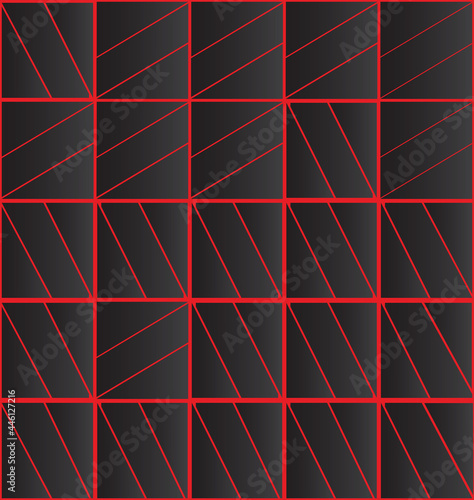 Seamless Abstract tile background with optical effect. Noise structure with colored tile