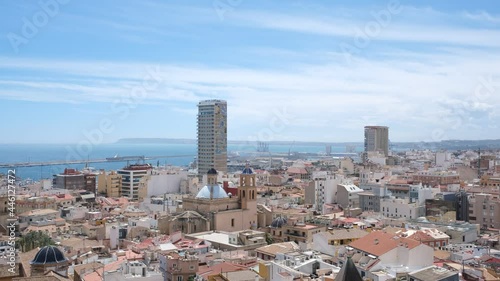 Panoramic time-lapse city