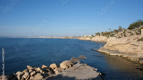 Time-lapse on the coast of Alicante Spain