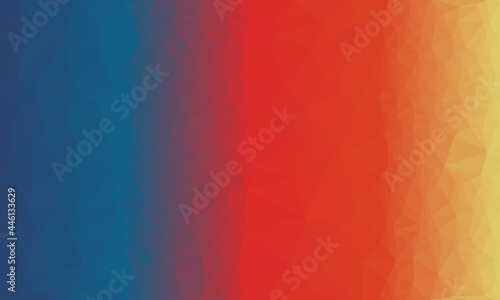 Wallpaper Mural vibrant abstract colorful polygonal background Torontodigital.ca