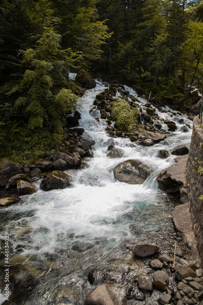 Uelhs deth Joeu waterfall in Catalonia Uelhs deth Joeu waterfall in Catalonia