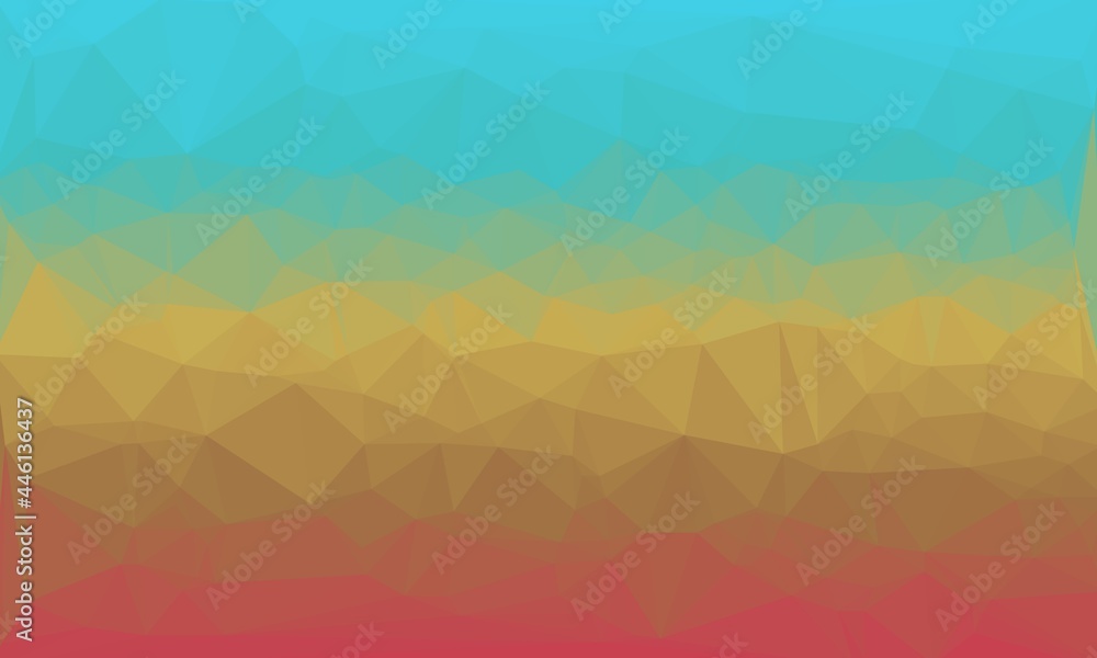 Fototapeta premium vibrant abstract colorful polygonal background