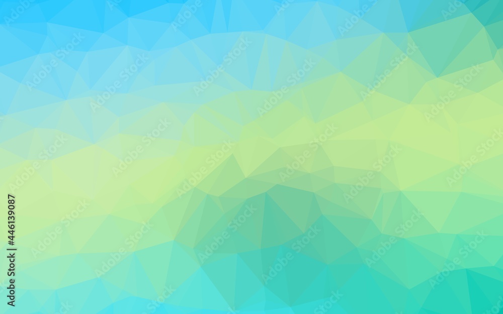 Light Blue, Yellow vector low poly texture.