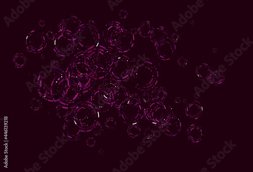 Light Purple vector texture with disks.