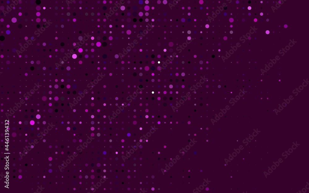 Dark Pink, Blue vector texture with disks. Dark Pink, Blue vector texture with disks.