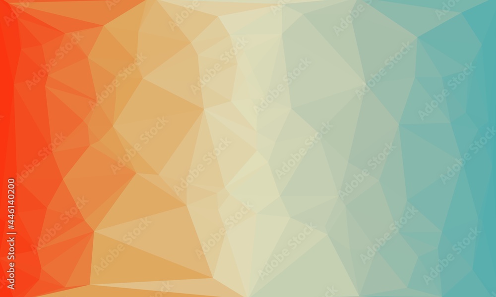 Obraz premium vibrant creative prismatic background with polygonal pattern