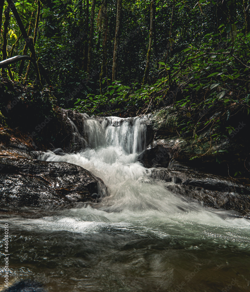 Obraz premium small waterfall in silk effect