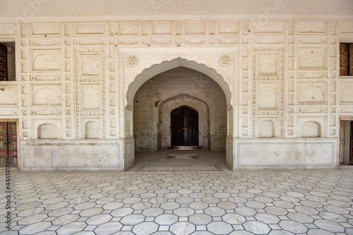 Lahore, Punjab, Pakistan. September 11, 2016. Garden of Mughal Emperors.
