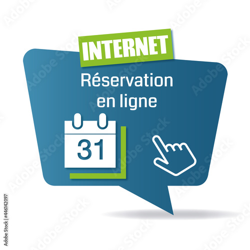Logo réservation en ligne.