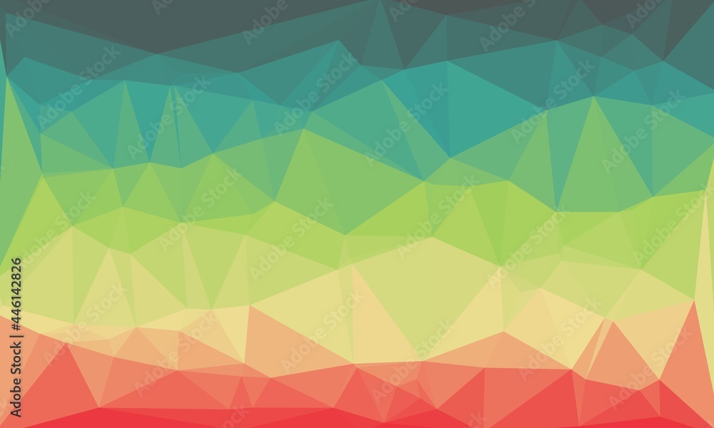 Fototapeta premium abstract multicolored background with poly pattern
