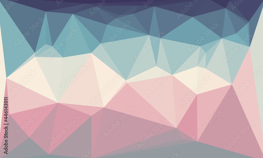 Obraz premium vibrant abstract colorful polygonal background