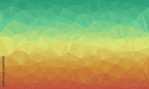 abstract multicolored background with poly pattern