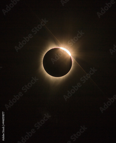 Total solar eclipse in Madras, OR USA on August 21, 2017