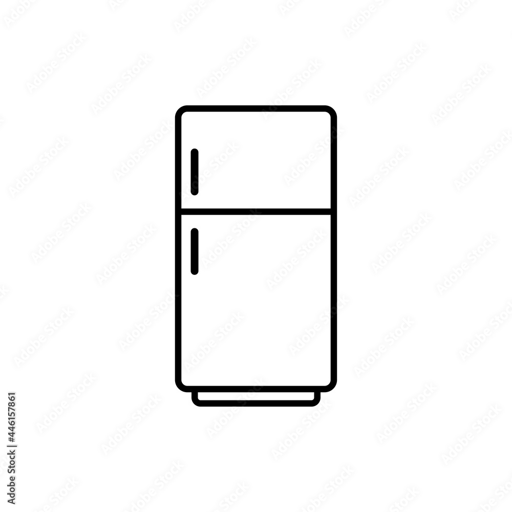 refrigerator flat icon vector illustration refrigerator flat icon vector illustration