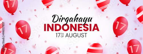 indonesia independence day 17 august banner