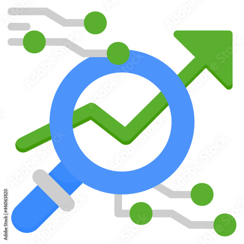 growth flat icon