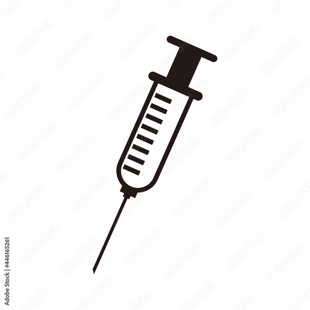 Syringe injection icon vector illustration sign Syringe injection icon vector illustration sign