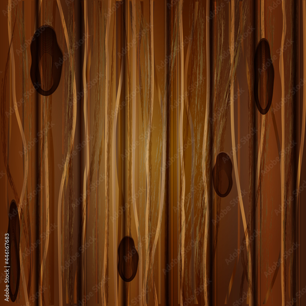 Dark wood. Dark wood.