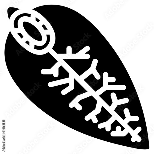 fluke glyph icon