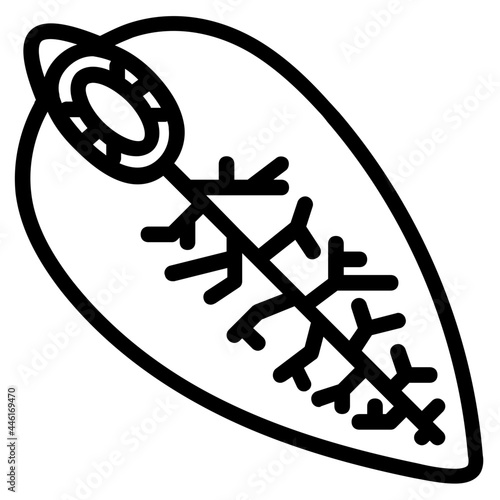fluke line icon