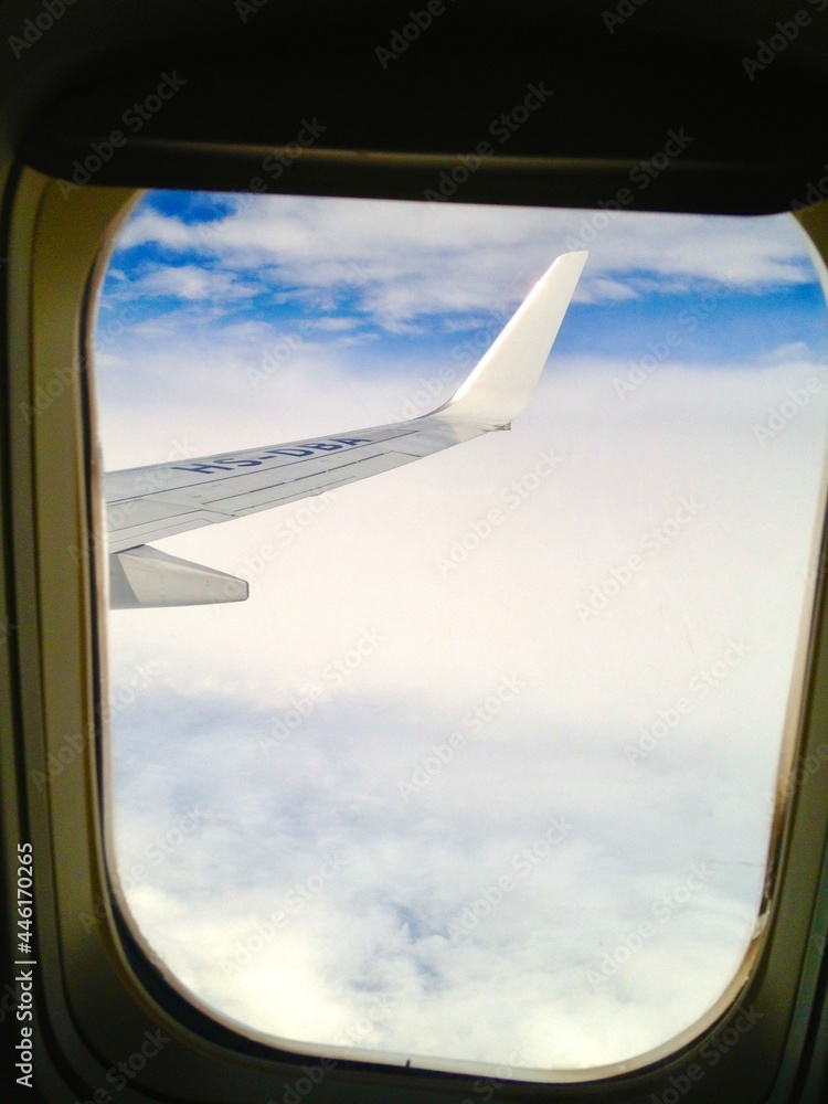 view from airplane window view from airplane window