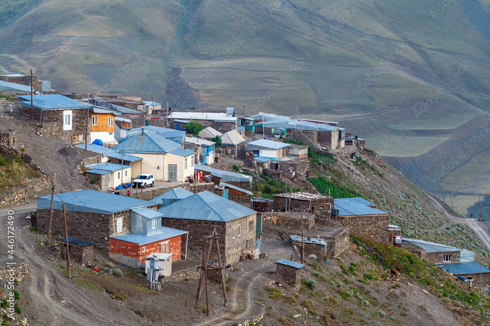 Ancient alpine village Khinalig in Azerbaijan Ancient alpine village Khinalig in Azerbaijan