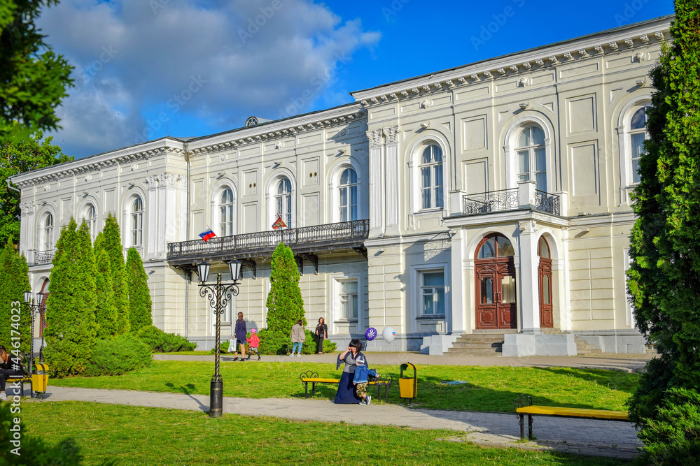 Obraz premium Ataman Cossack Palace in Novocherkassk town