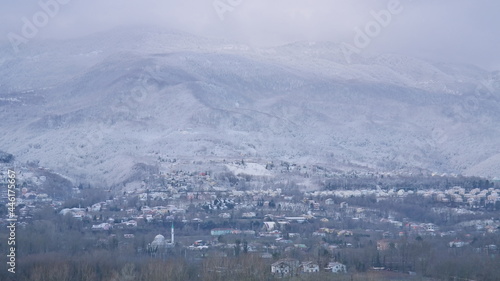 Kartepe landscape in Kocaeli, Turkey