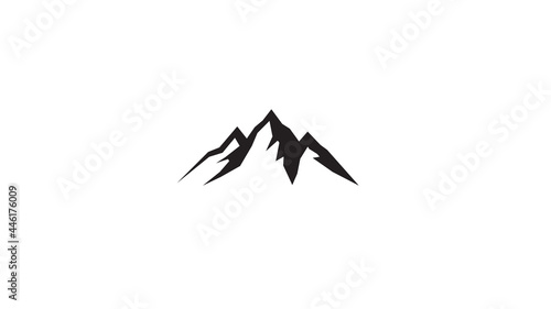 Creative Mountain Peak Black Logo