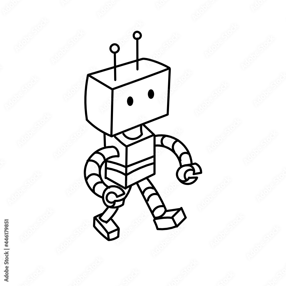 Fototapeta premium Toy Robot Design Art 