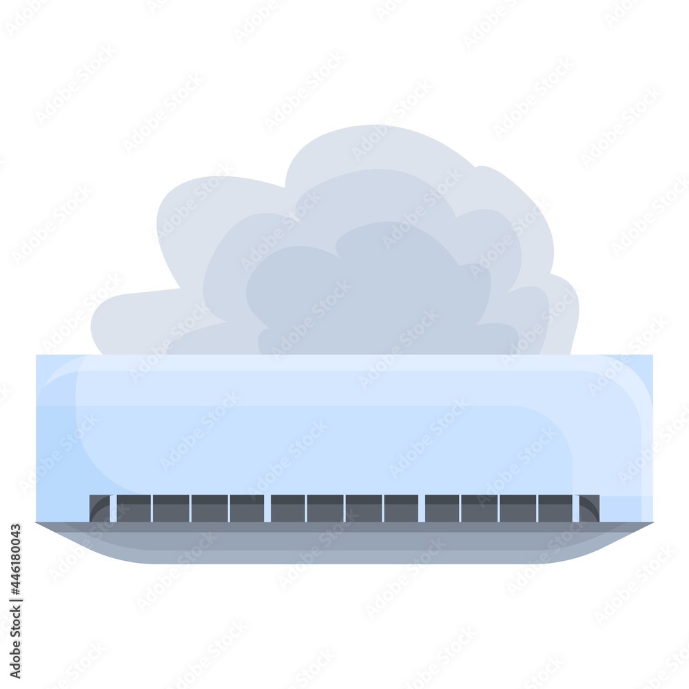 Broken air conditioner unit icon cartoon vector. Repair cooling. Home maintenance Broken air conditioner unit icon cartoon vector. Repair cooling. Home maintenance