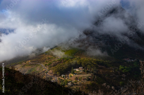 The road at the foot of Table Mountain