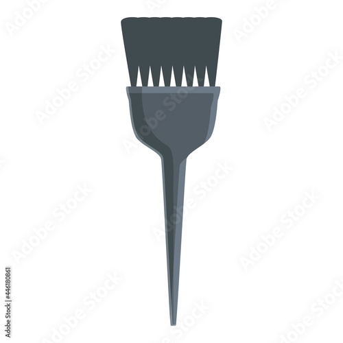 Hair colouring brush icon cartoon vector. Color dye. Hair color tool