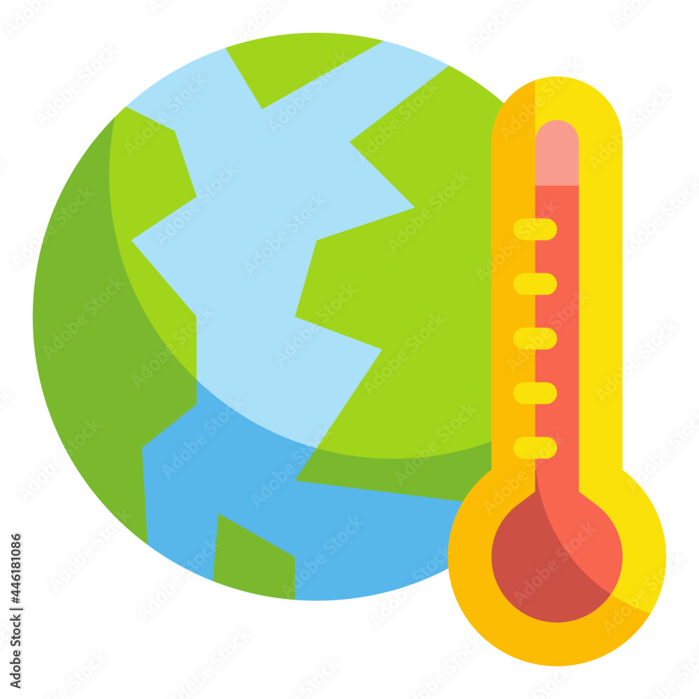 thermometer flat icon