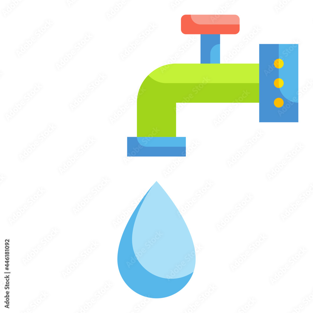 water flat icon