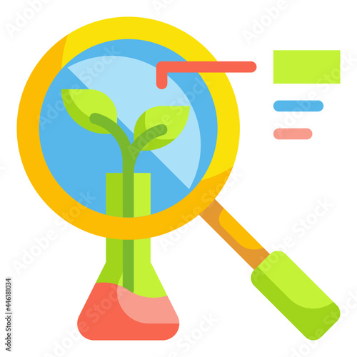 biology flat icon