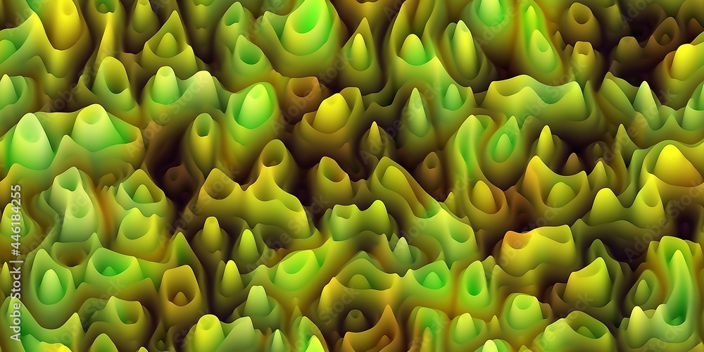 Smooth waxy spikes like melted wax or coral or organic surfac Smooth waxy spikes like melted wax or coral or organic surfac