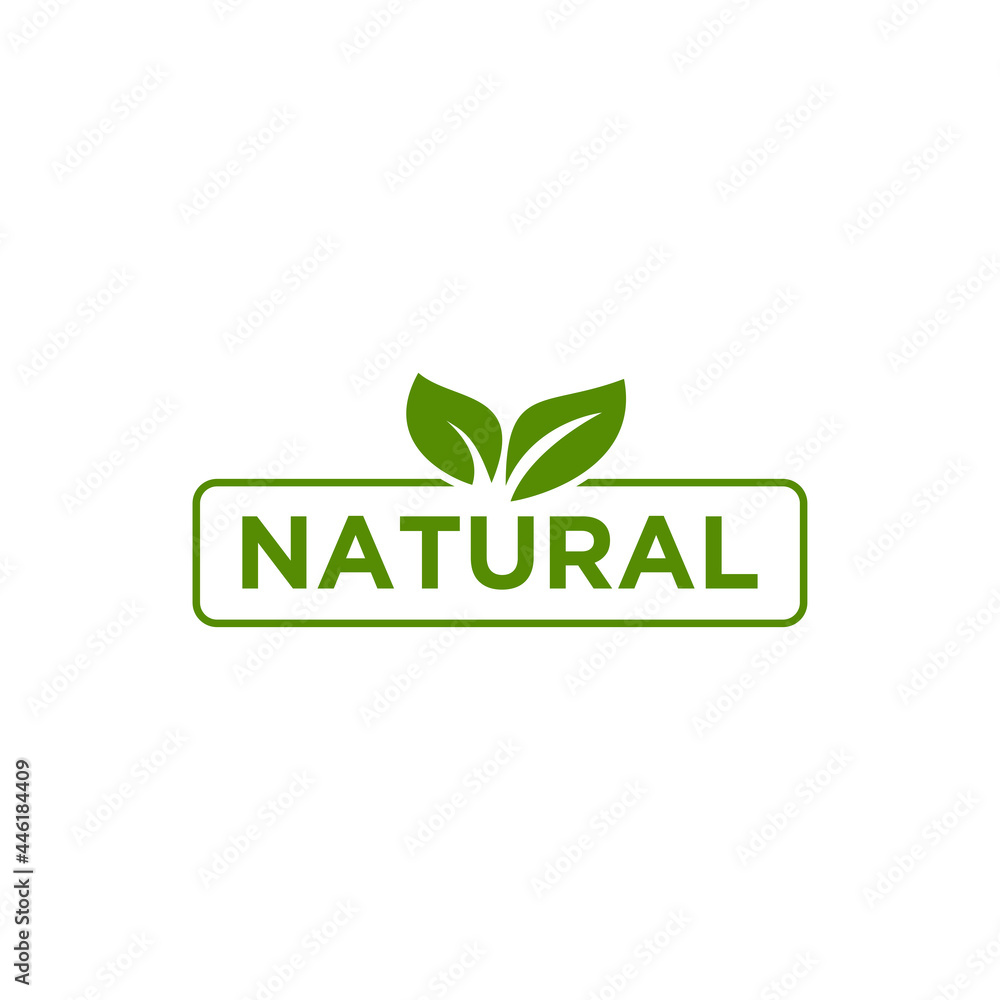nature product label logo template nature product label logo template