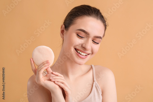 Beautiful young woman with ...